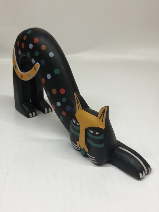 Image 1 of Laurel Burch Wood und Katze