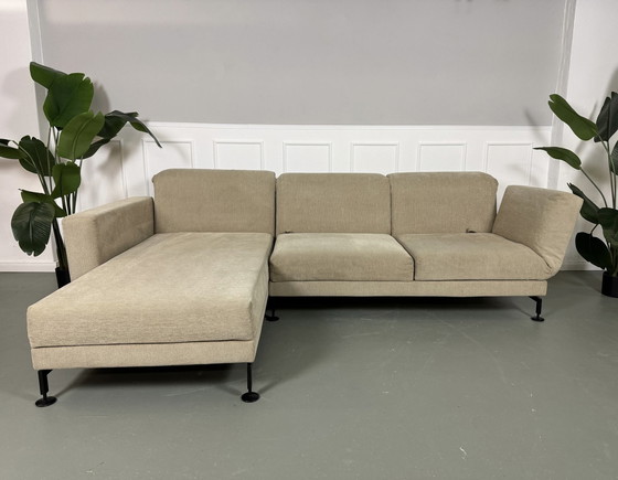 Image 1 of Brühl Moule Ecksofa Stoff Sofa Couch Lieferung Relaxfunktion