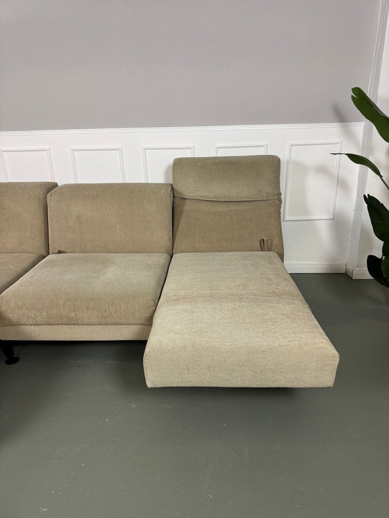 Image 1 of Brühl Moule Ecksofa Stoff Sofa Couch Lieferung Relaxfunktion