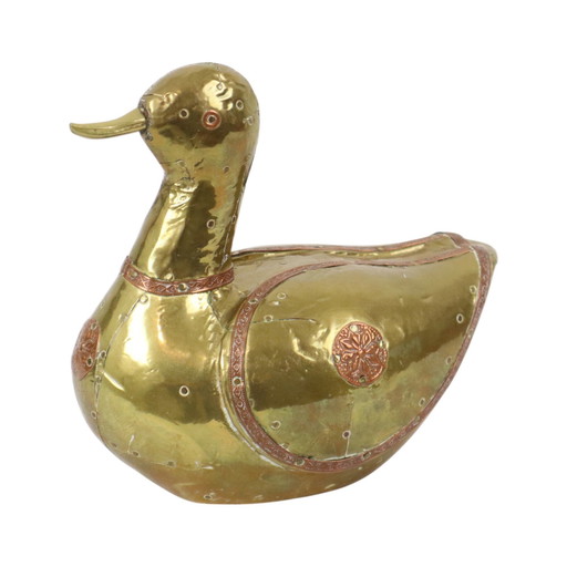 Dekorative Ente gehämmertes Kupfer