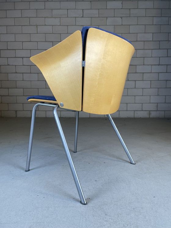 Image 1 of 6X Fritz Hansen Vm3 Stuhl von Vico Magistretti