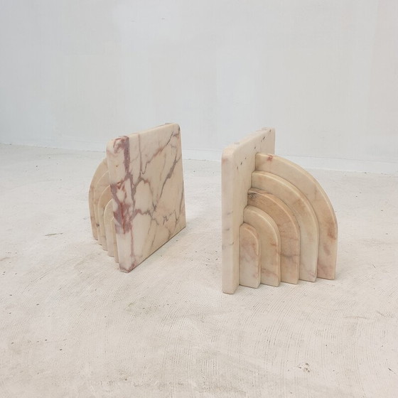 Image 1 of Vintage Couchtisch aus Marmor und Glas, Italien 1970