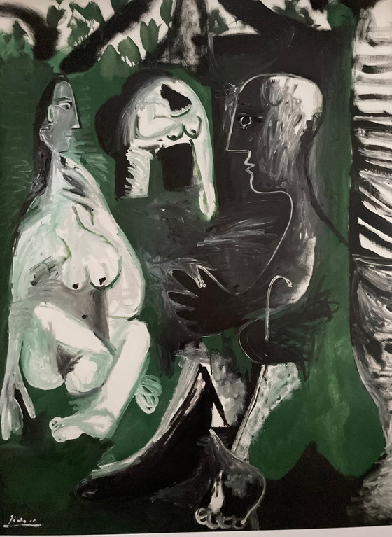 Image 1 of Pablo Picasso, (1881-1973), Le dejeuner sur L'herbe, Mittagessen im Grünen, 1961, copyright Pablo Picasso/VISDA