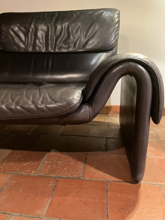 Image 1 of DeSede Sofa DS-2011 schwarzes Leder