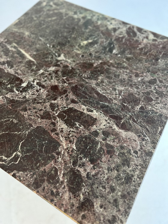 Image 1 of Beistelltisch aus Messing und Marmor