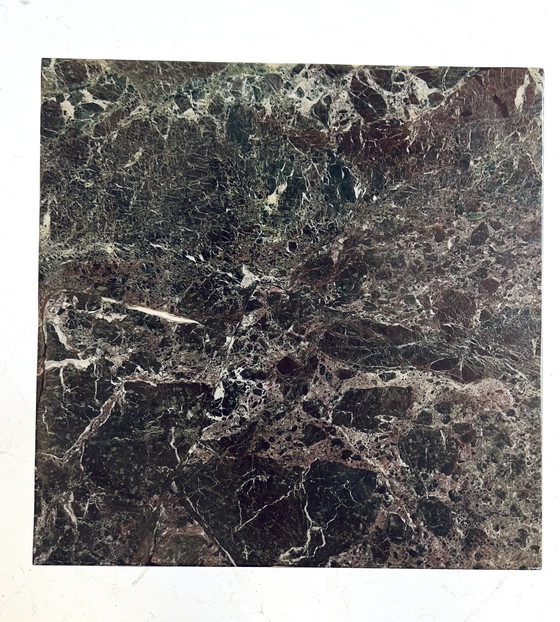 Image 1 of Beistelltisch aus Messing und Marmor