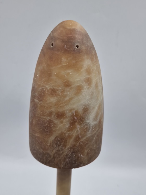 Image 1 of Paar Pilzlampen aus Alabaster