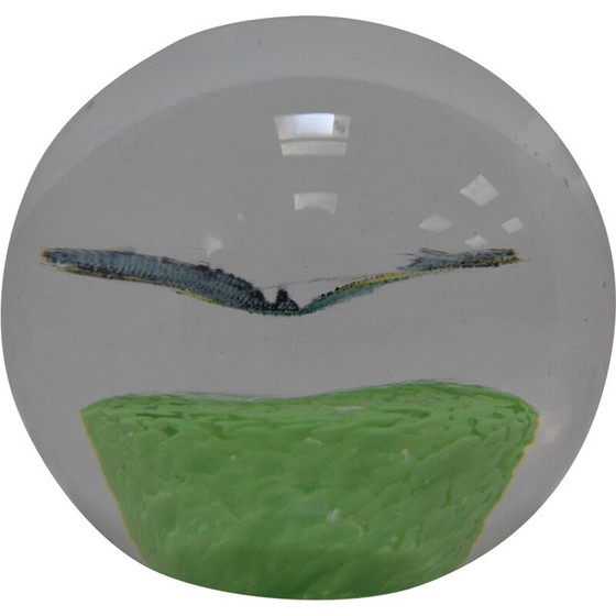 Image 1 of Vintage Art Glass Briefbeschwerer von Novy Bor, Tschechoslowakei 1950er Jahre