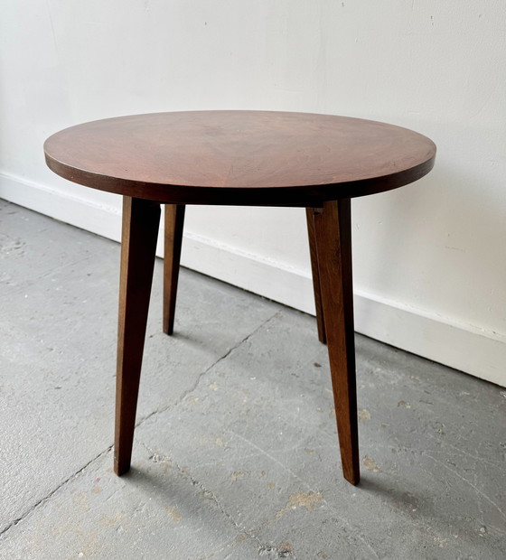 Image 1 of Runder Vintage Couchtisch aus Holz