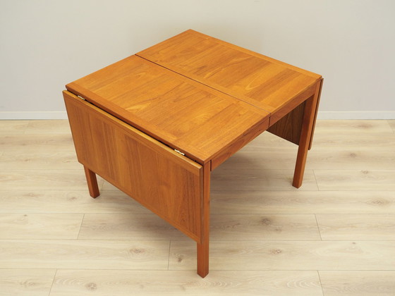 Image 1 of Teakholztisch, Dänisches Design, 1970er Jahre, Produktion: Vejle Stole & Møbelfabrik