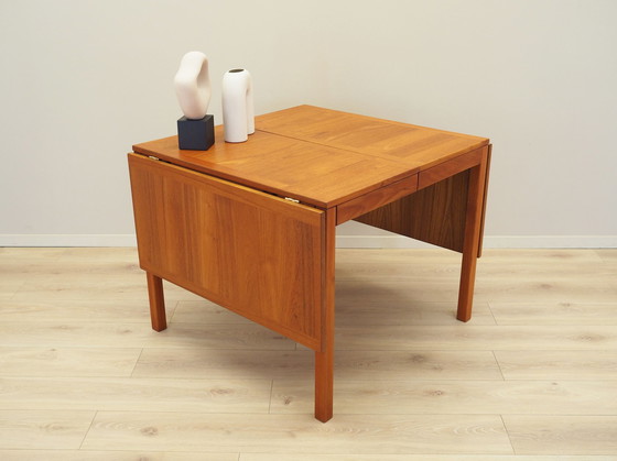 Image 1 of Teakholztisch, Dänisches Design, 1970er Jahre, Produktion: Vejle Stole & Møbelfabrik