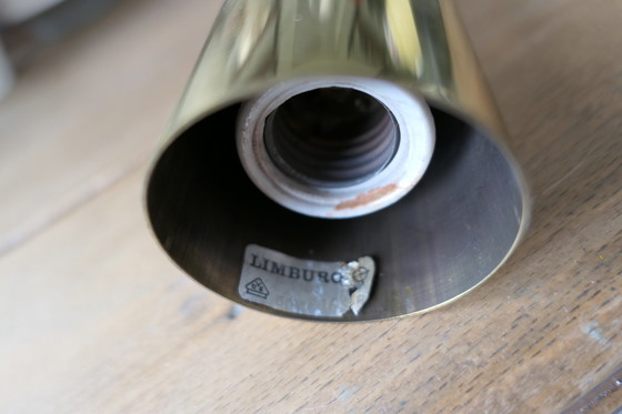 Image 1 of Glashütte Limburg P216 Hängelampe Glas Messing