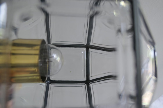 Image 1 of Glashütte Limburg P216 Hängelampe Glas Messing