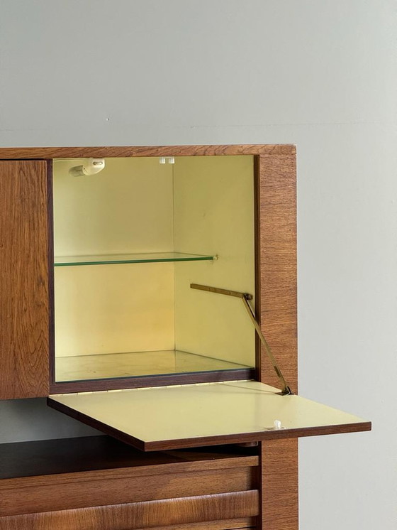 Image 1 of Palisander-Barschrank aus der Mid-Century