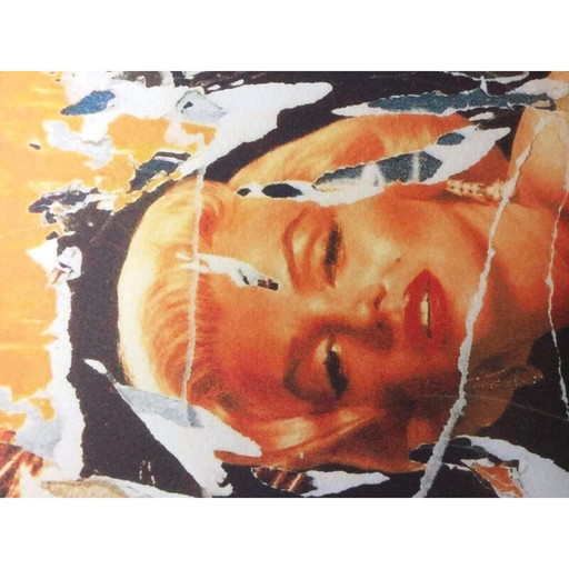 Vintage-Lithographie "Hommage an Marilyn" von Domenico Mimmo Rotella, 2010
