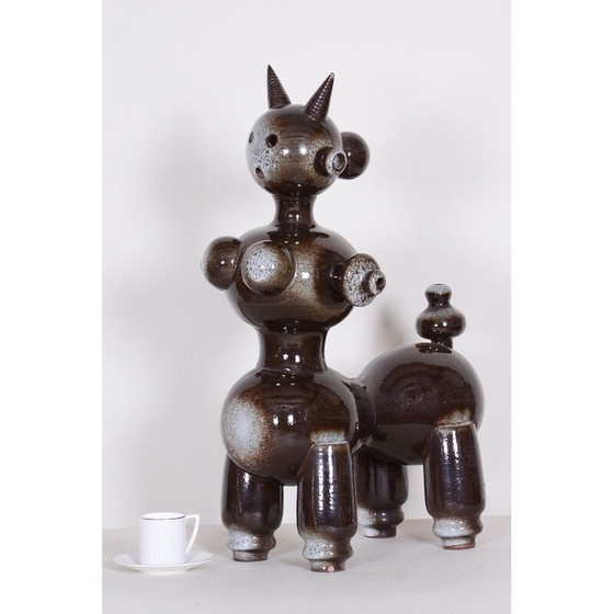 Image 1 of Mid Century Autor Keramikskulptur, Tschechien 1960er Jahre