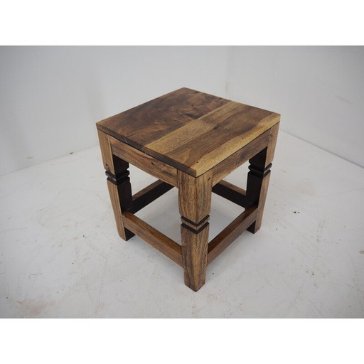 Vintage-Hocker aus Kirschholz