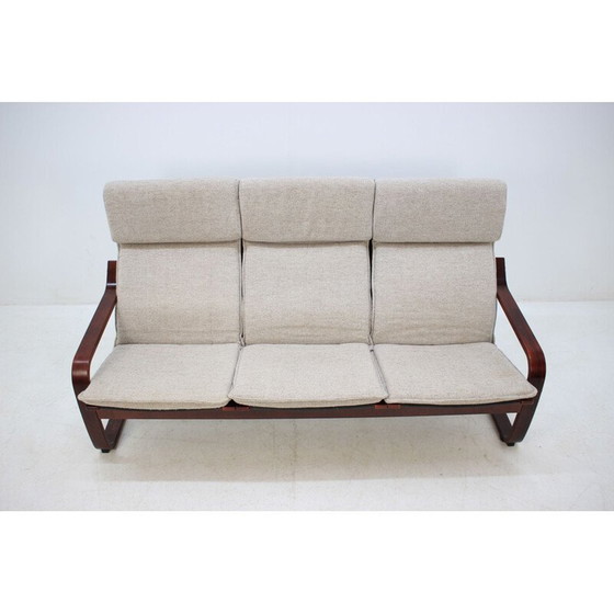 Image 1 of Vintage 3-Sitzer Sofa Bentwood by Ton, Tschechoslowakei 1980