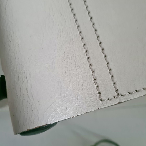 Image 1 of Mart Stam S34 Weißes Leder Rohrgestell Sessel