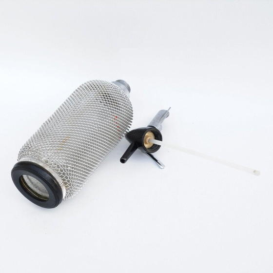 Image 1 of Vintage Merkuria Siphon in Stahlgeflecht, Tschechoslowakei 1970