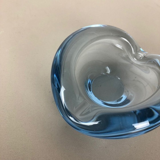 Image 1 of Paar Aschenbecher aus Glas von Per Lutken für Holmegaard, Dänemark 1960