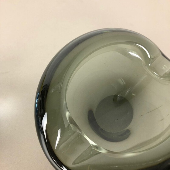 Image 1 of Paar Aschenbecher aus Glas von Per Lutken für Holmegaard, Dänemark 1960