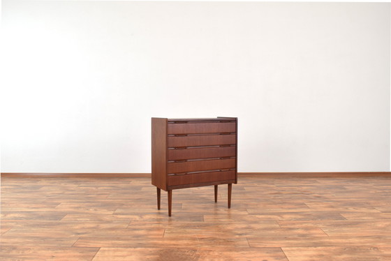 Image 1 of Mid-Century Dänische Teak Kommode, 1960S.