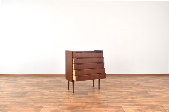 Image 1 of Mid-Century Dänische Teak Kommode, 1960S.