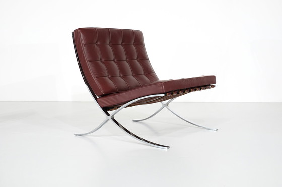 Image 1 of 2x Knoll Barcelona Chair designed by Ludwig Mies van der Rohe