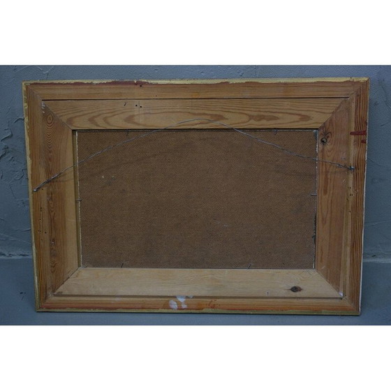 Image 1 of Modernes schwedisches Öl auf Tafel von Arne Aspelin, 1960er Jahre