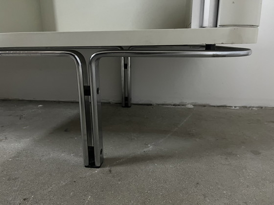 Image 1 of Hörst Brüning Seltene Anrichte von Kill International Weiß Aluminium 230 Breit
