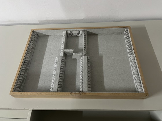 Image 1 of Hörst Brüning Seltene Anrichte von Kill International Weiß Aluminium 230 Breit