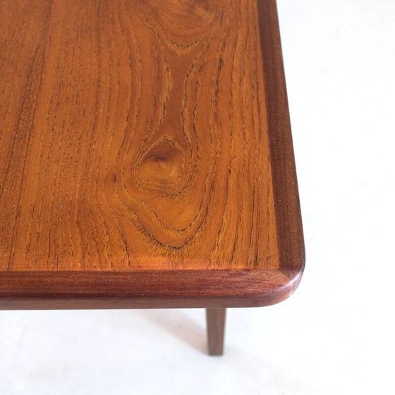 Image 1 of Skandinavischer Vintage-Couchtisch mit Ausziehplatte, 1960