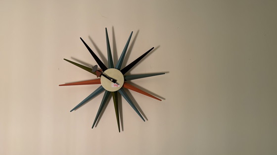 Image 1 of Vintage George Nelson 'Sunburst' für Vitra Uhr