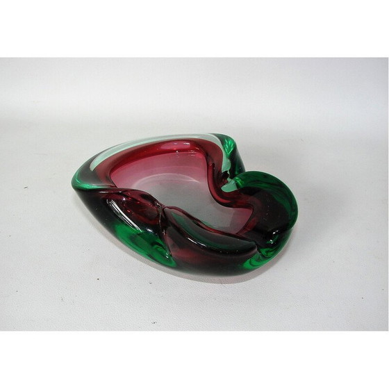 Image 1 of Alter Aschenbecher von Plavio Poli für Seguso Murano, 1970er Jahre