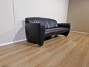 Jori JR3200 Design Sofa 3-Sitzer Schwarz Leder