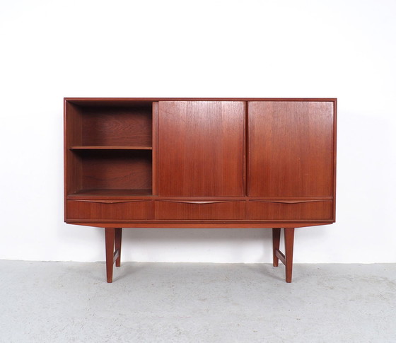 Image 1 of EW Bach Teakholz-Highboard, 1960er Jahre