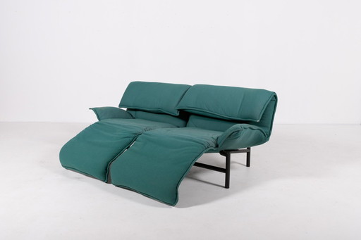 Mid-Century Zweisitzer-Sofa 'Veranda' von Cassina, 1970er Jahre