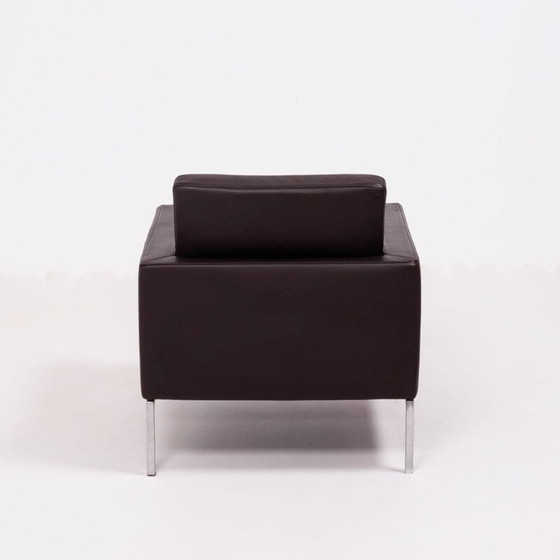 Image 1 of Zwei braune Ledersessel von Walter Knoll