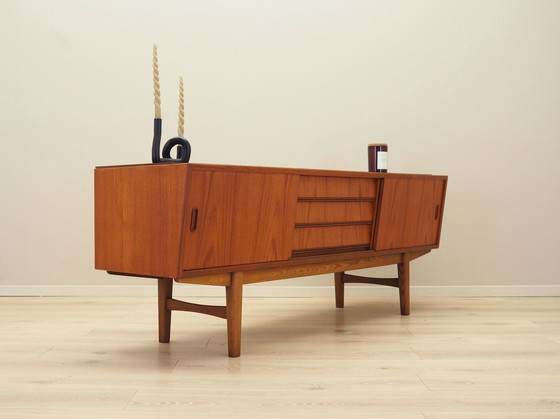 Image 1 of Anrichte aus Teakholz, Dänisches Design, 1960er Jahre, Produktion: Dänemark