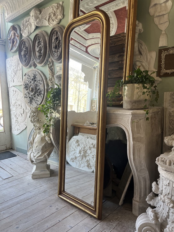 Image 1 of Vintage Vergoldeter Penant Spiegel Gold