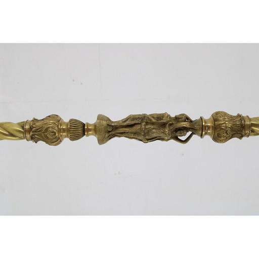 Vintage Stehlampe aus Messing, Italien 1950er Jahre