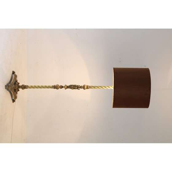 Image 1 of Vintage Stehlampe aus Messing, Italien 1950er Jahre