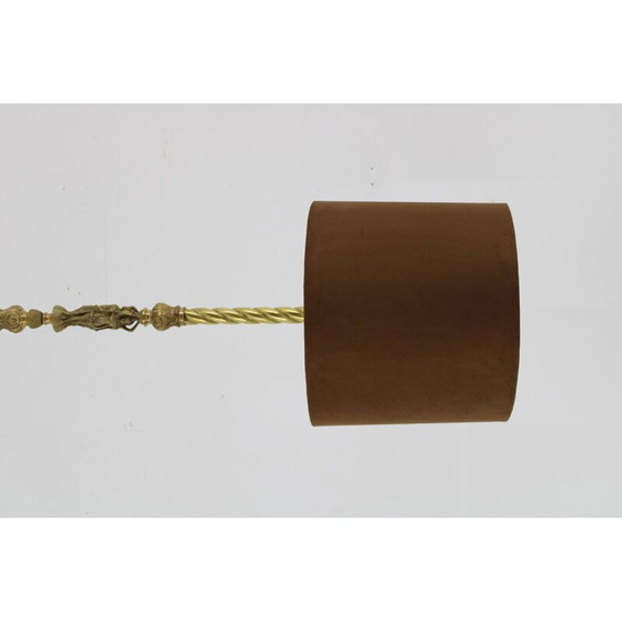 Image 1 of Vintage Stehlampe aus Messing, Italien 1950er Jahre