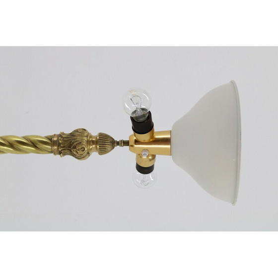 Image 1 of Vintage Stehlampe aus Messing, Italien 1950er Jahre