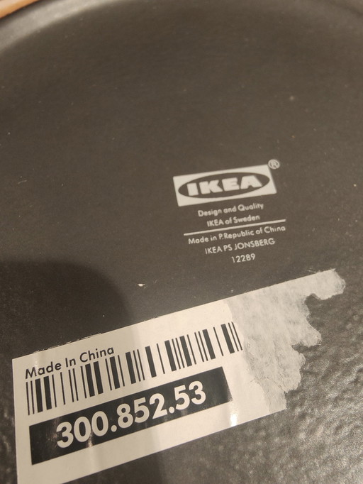 Ikea Jonsberg Vase von Hella Jongerius Schwarz