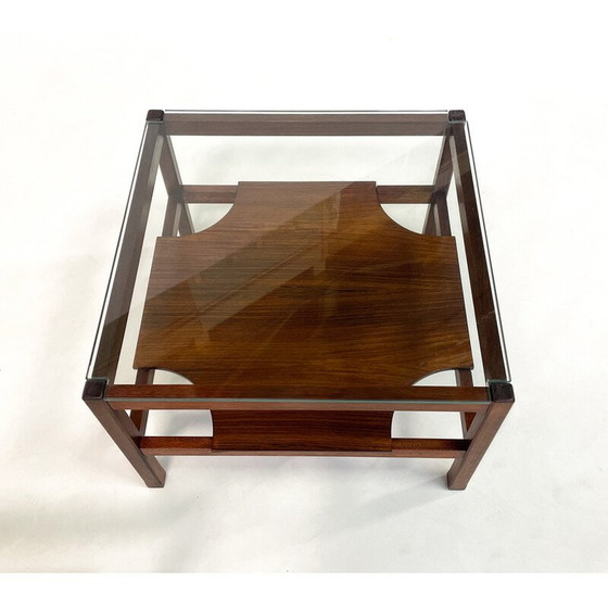 Image 1 of Paar vintage Beistelltische aus Holz, Italien 1960er Jahre