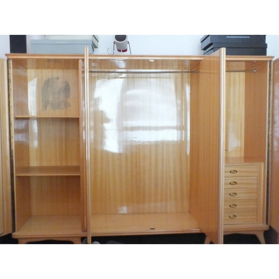 Image 1 of Schrank aus Ahornholz von Silvio Cavatorta, Italien 1950