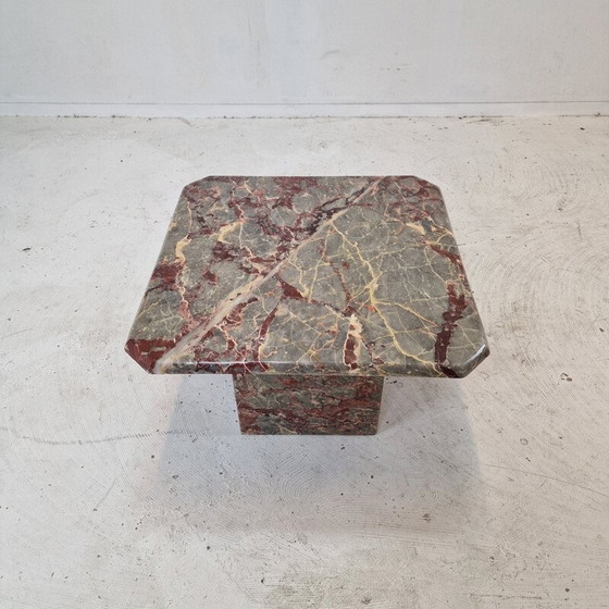 Image 1 of Vintage Marmor Couchtisch, Italien 1980