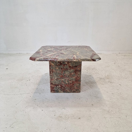 Image 1 of Vintage Marmor Couchtisch, Italien 1980